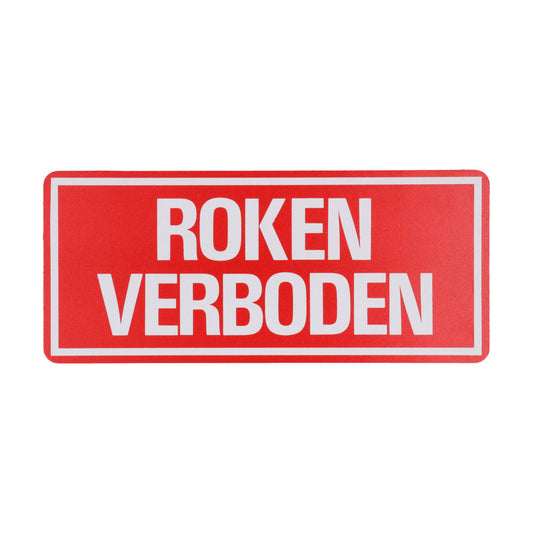 Bord Z145 Roken Verboden